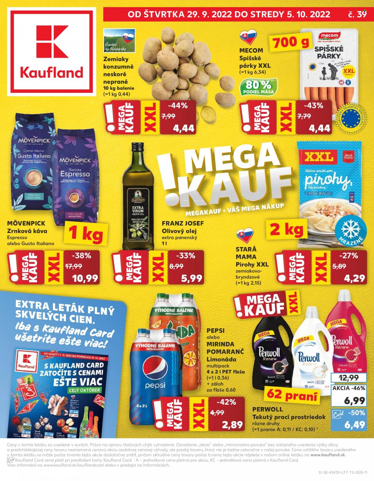 Leták Kaufland - 29.9.2022 - 5.10.2022. Strana 1