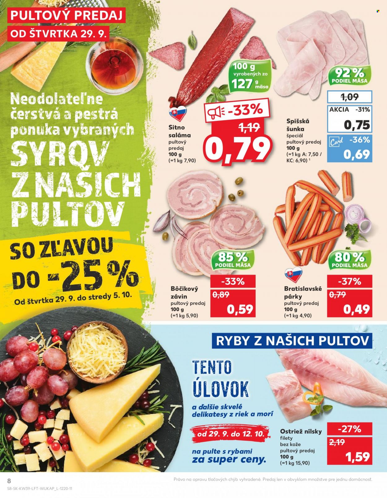 Leták Kaufland - 29.9.2022 - 5.10.2022. Strana 8