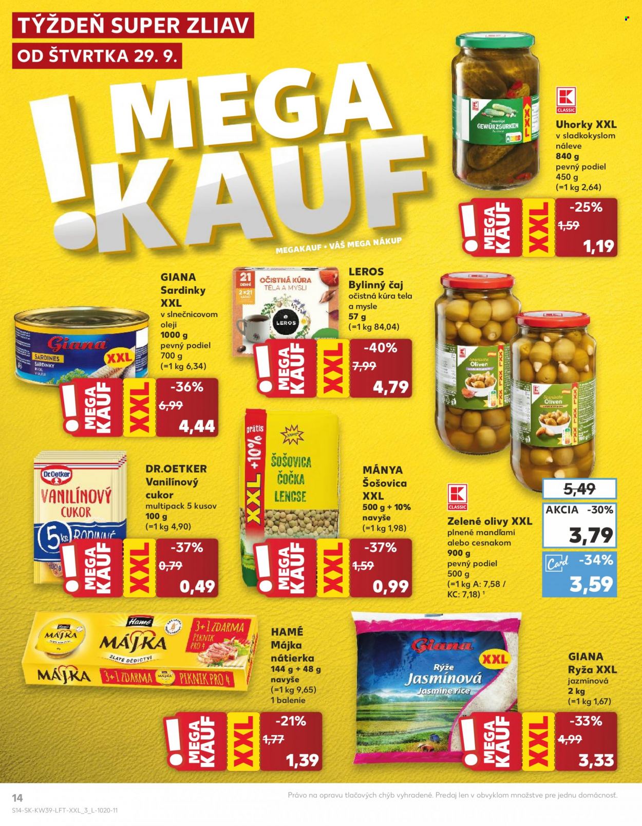 Leták Kaufland - 29.9.2022 - 5.10.2022. Strana 14