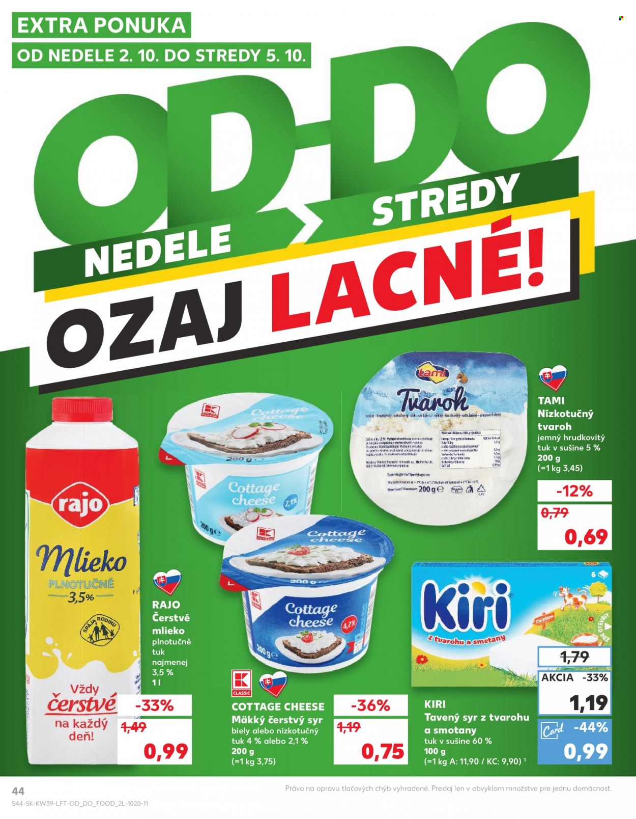 Leták Kaufland - 29.9.2022 - 5.10.2022. Strana 44