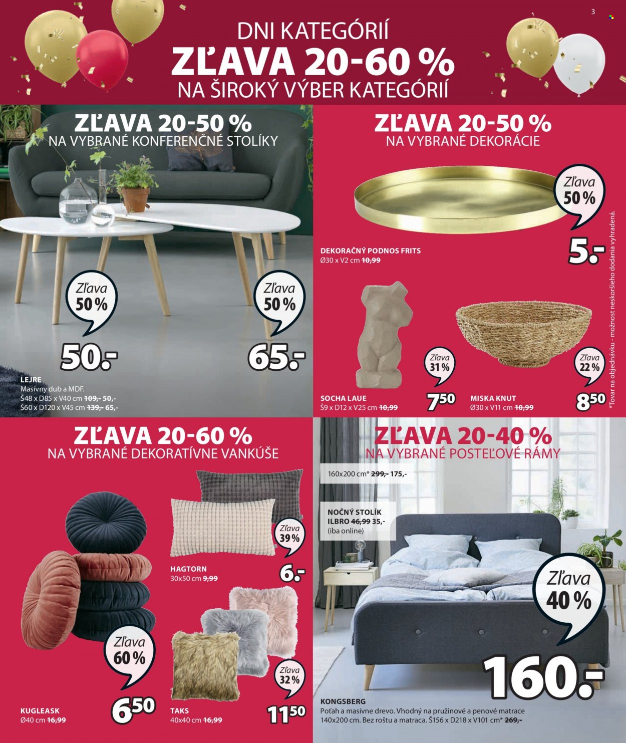 Leták JYSK - 27.9.2022 - 18.10.2022. Strana 3