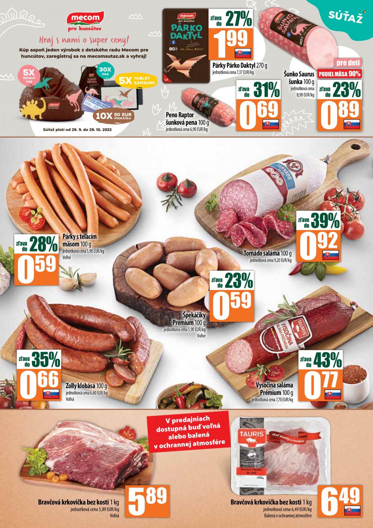 Leták COOP Jednota - 29.9.2022 - 5.10.2022. Strana 2