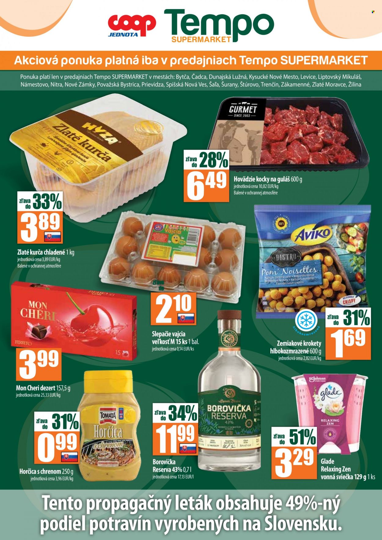 Leták COOP Jednota - 29.9.2022 - 5.10.2022. Strana 12