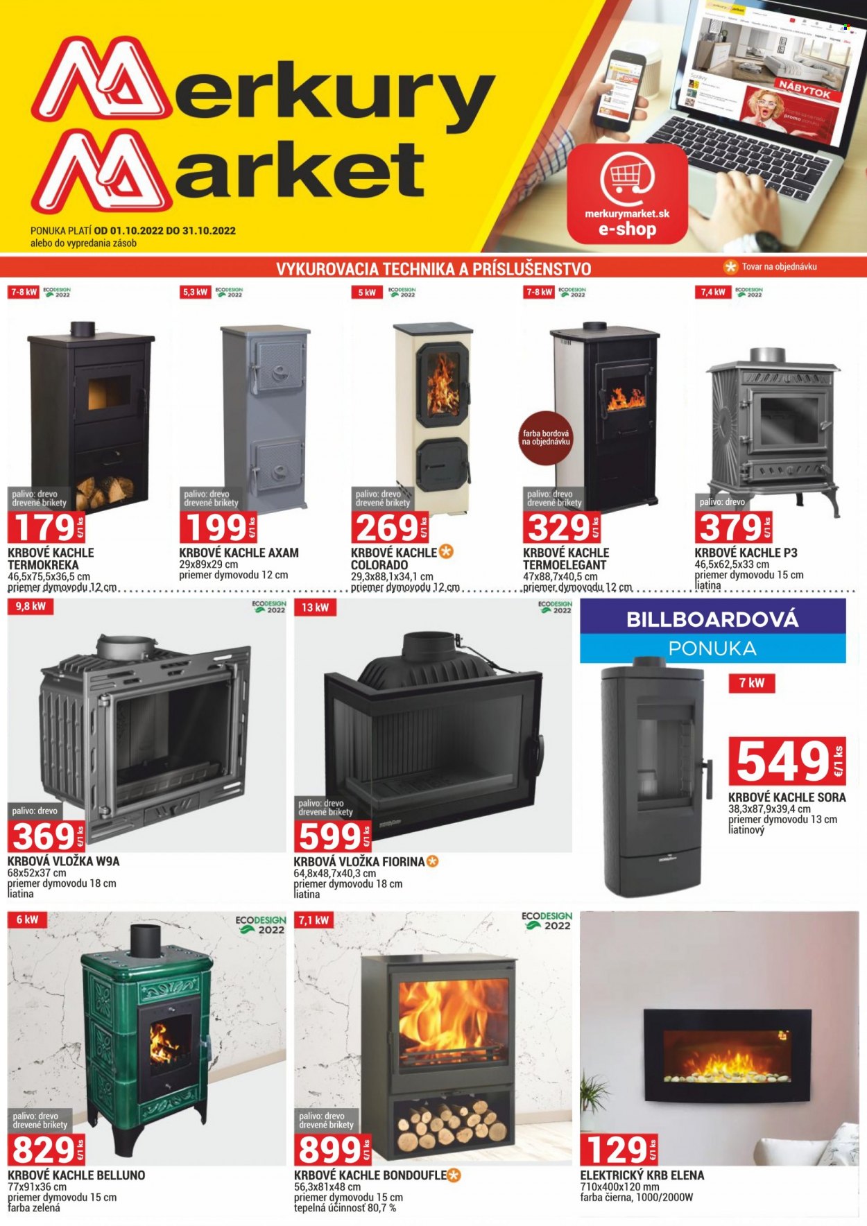 Leták Merkury Market - 1.10.2022 - 31.10.2022. Strana 1