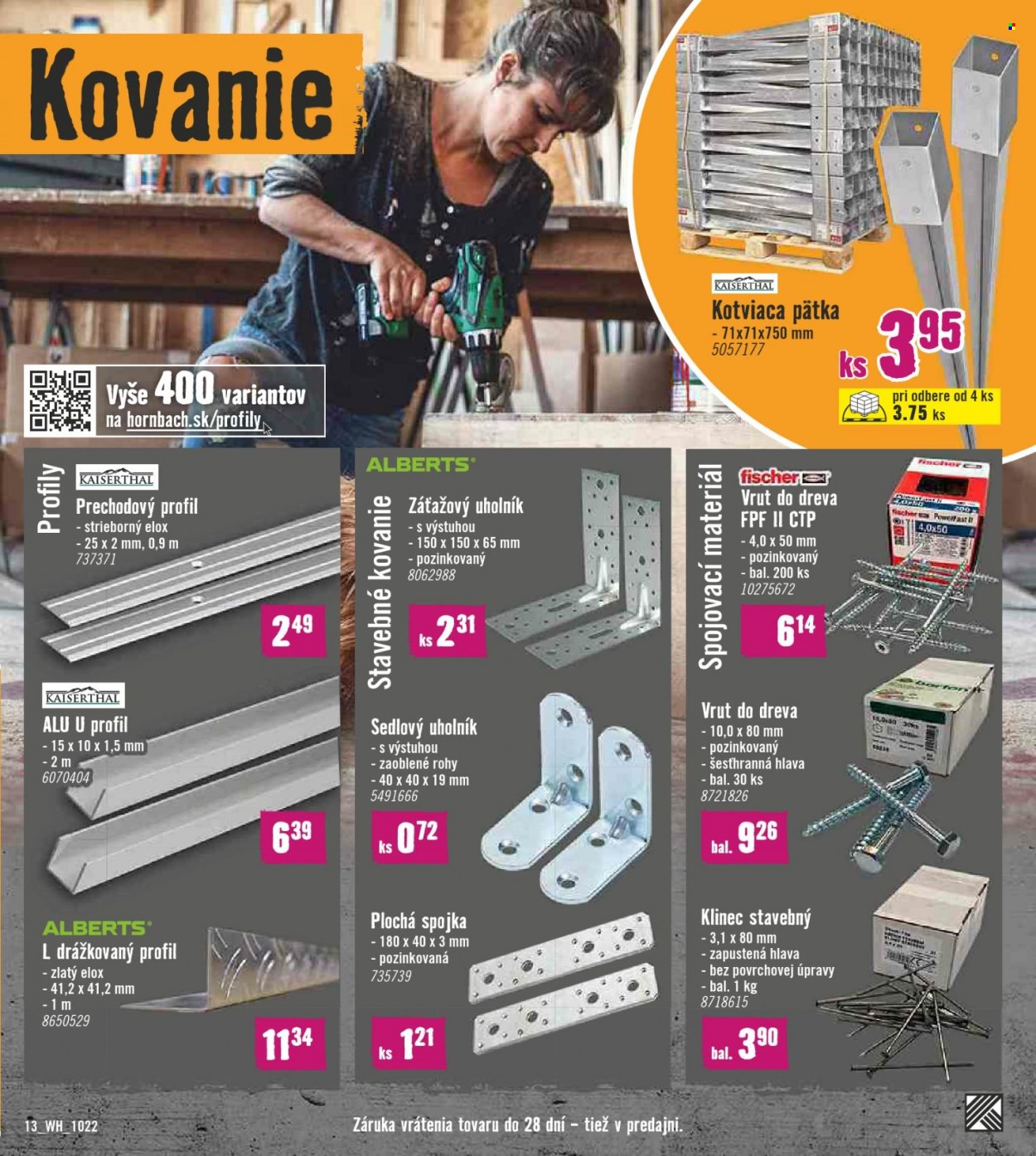 Leták Hornbach - 28.9.2022 - 1.11.2022. Strana 13
