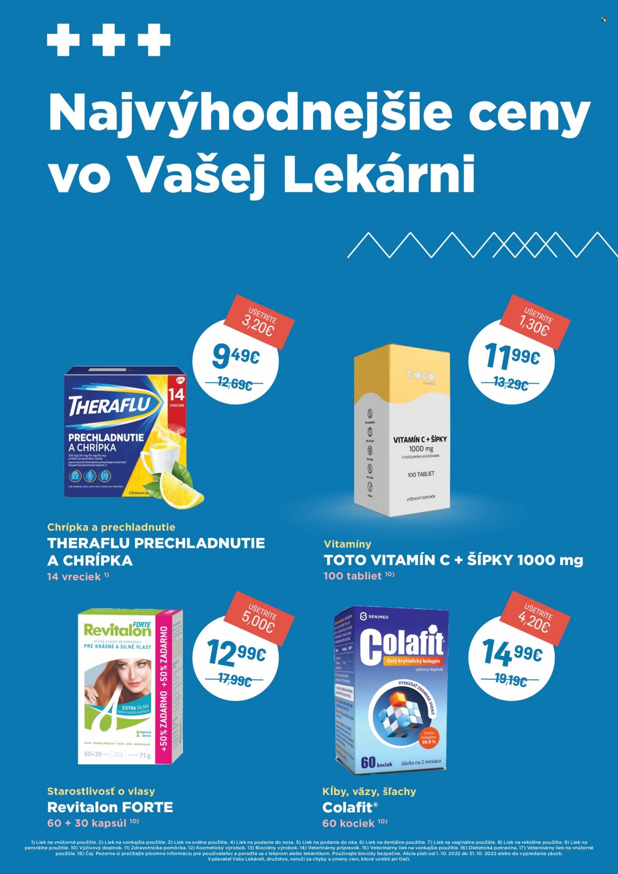 Leták Vaša lekáreň - 1.10.2022 - 31.10.2022. Strana 3