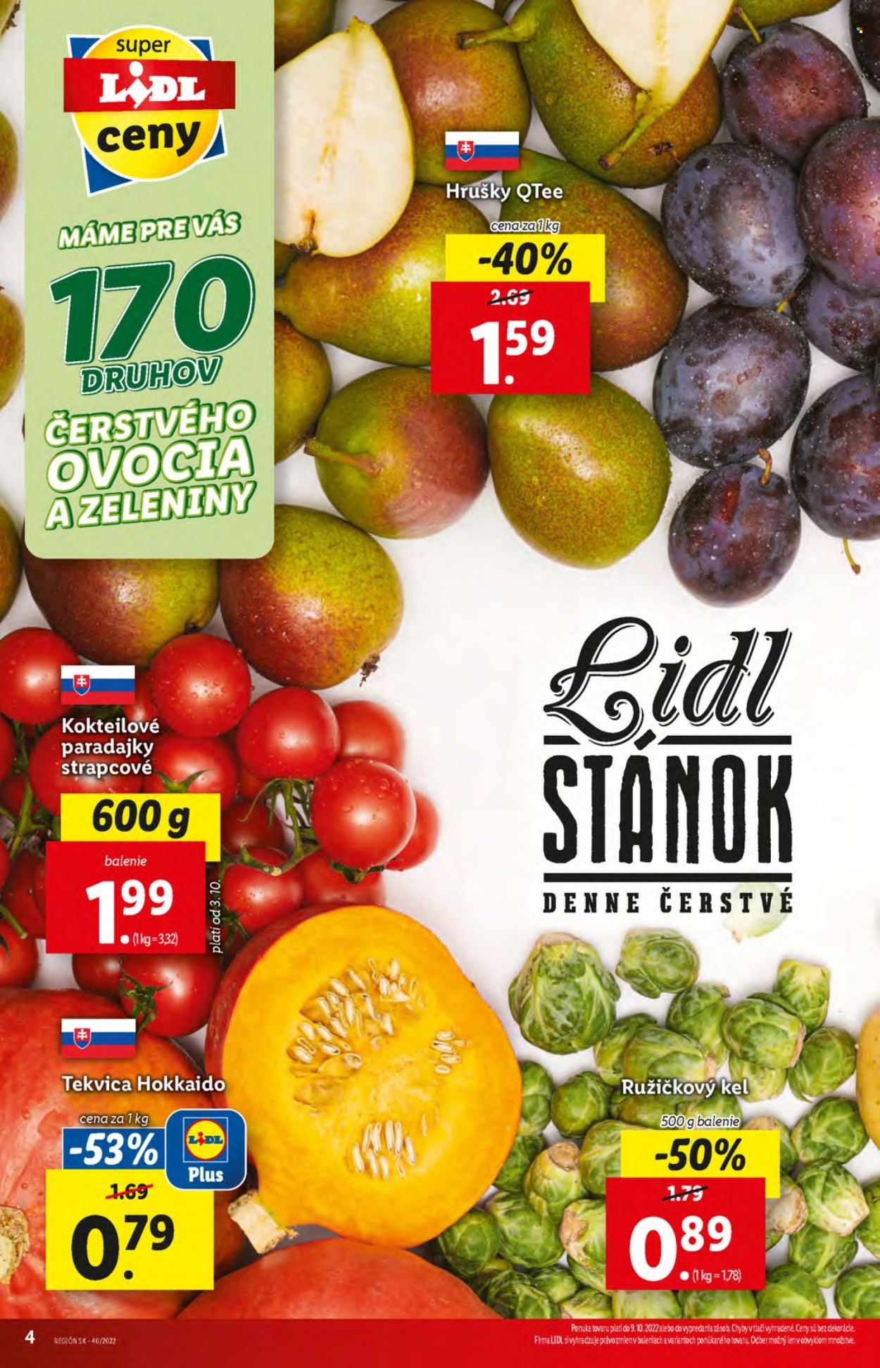 Leták Lidl - 6.10.2022 - 9.10.2022. Strana 4