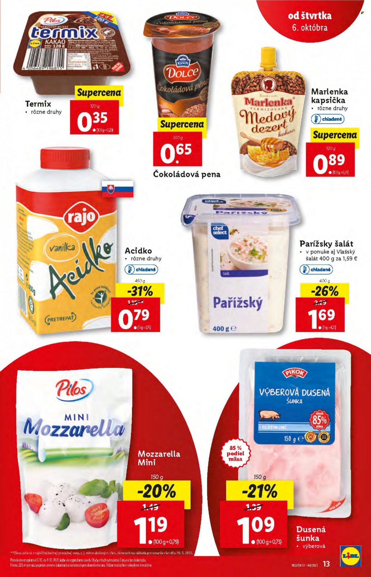 Leták Lidl - 6.10.2022 - 9.10.2022. Strana 13