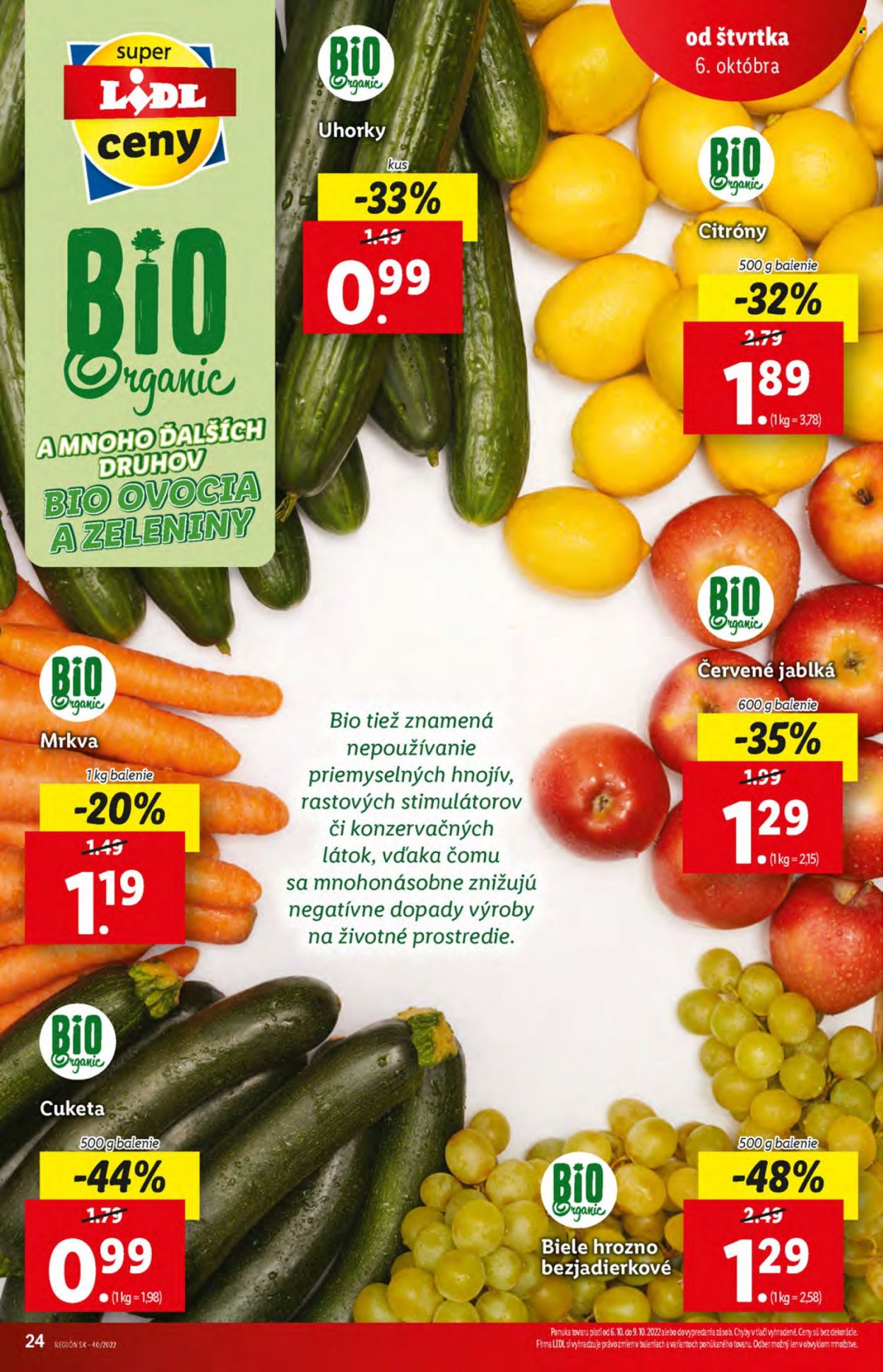 Leták Lidl - 6.10.2022 - 9.10.2022. Strana 24