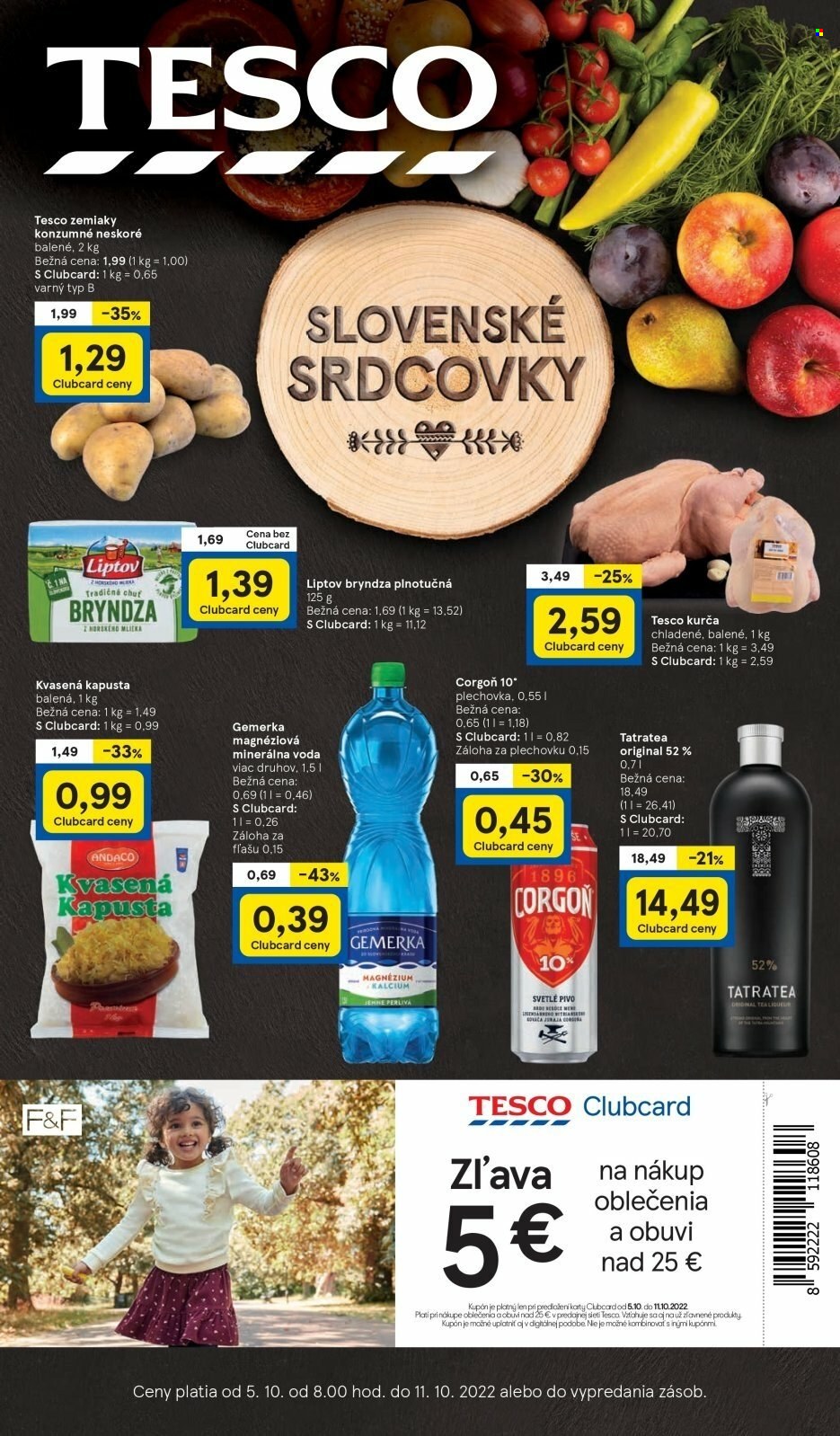 Leták TESCO - 5.10.2022 - 11.10.2022. Strana 1