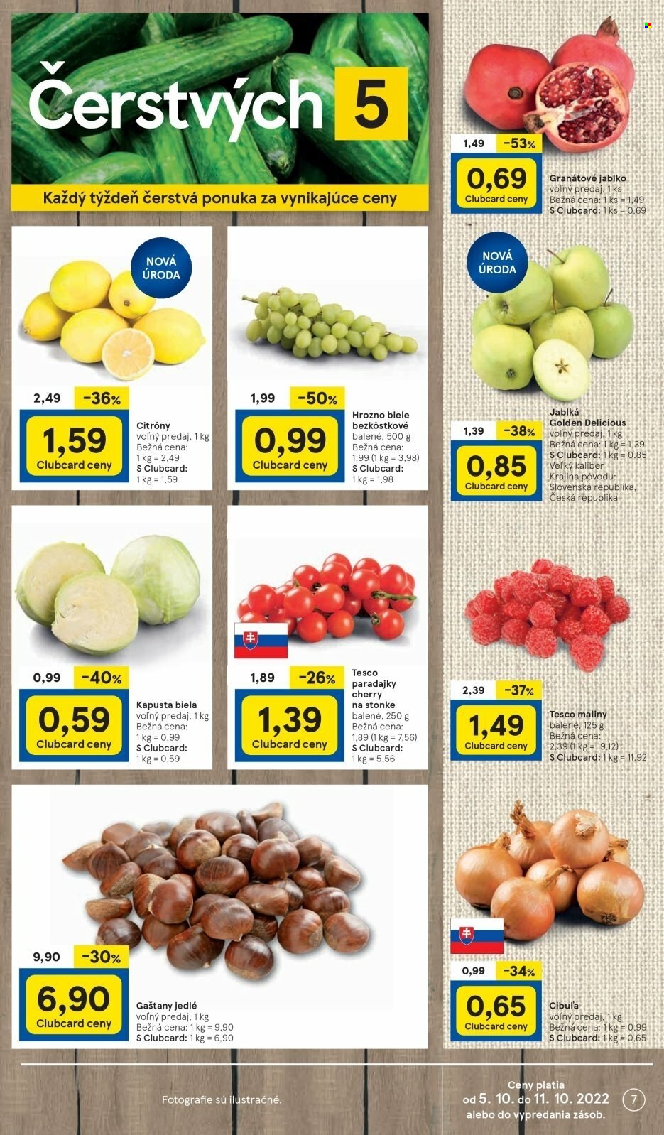 Leták TESCO - 5.10.2022 - 11.10.2022. Strana 7