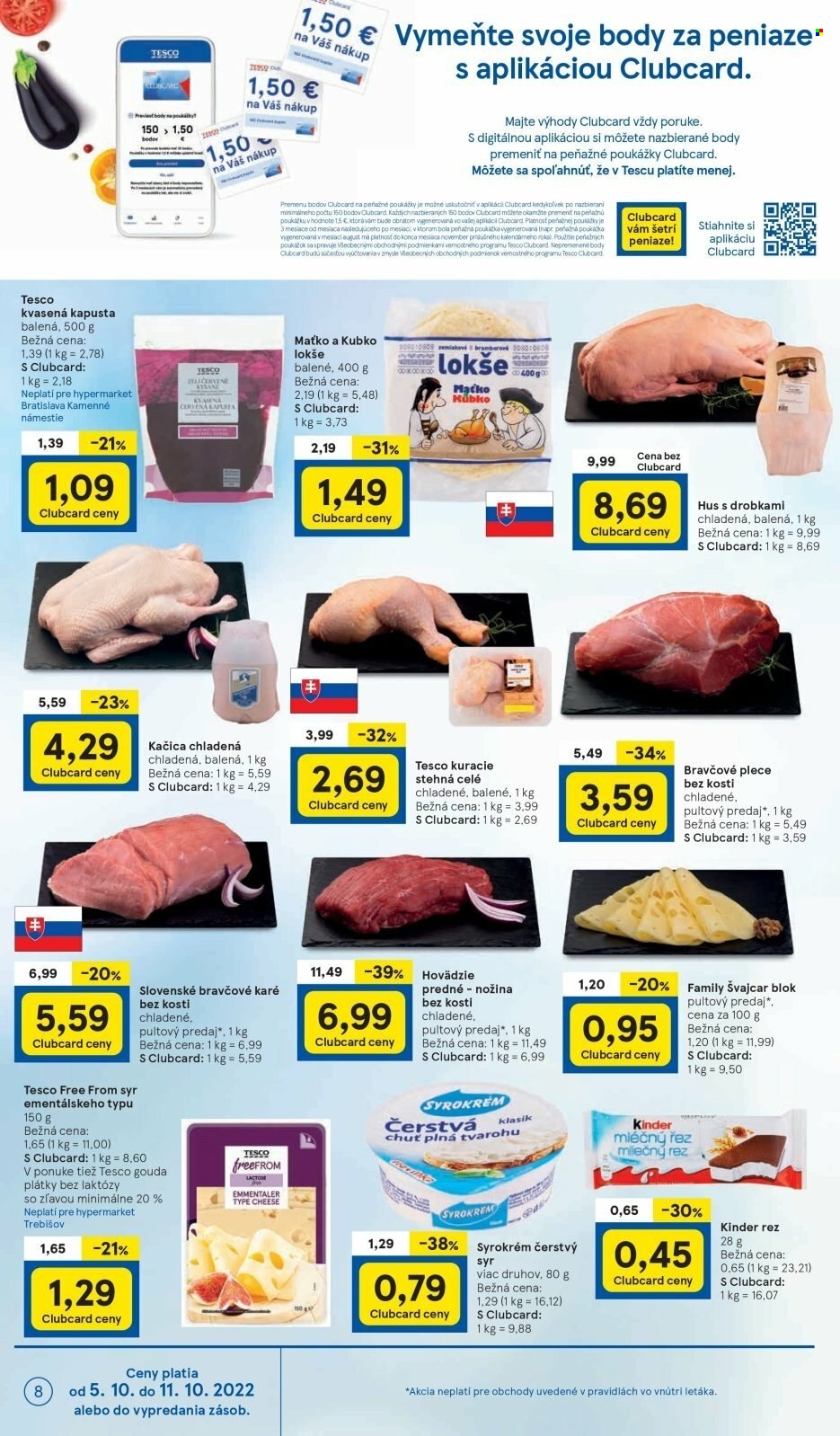 Leták TESCO - 5.10.2022 - 11.10.2022. Strana 8