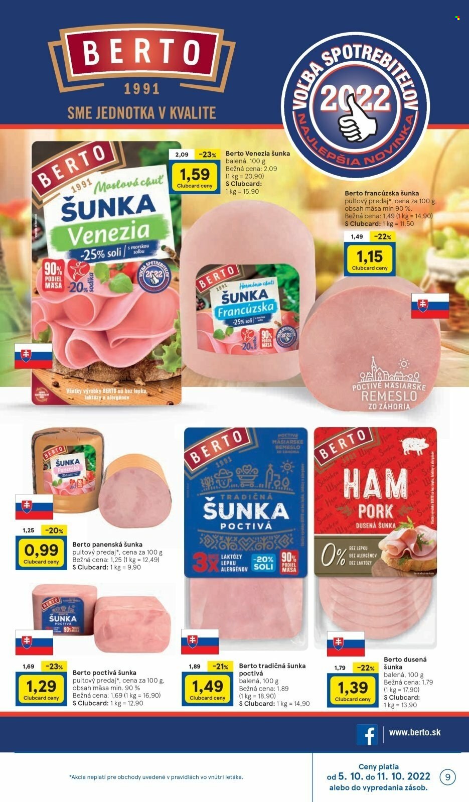 Leták TESCO - 5.10.2022 - 11.10.2022. Strana 9