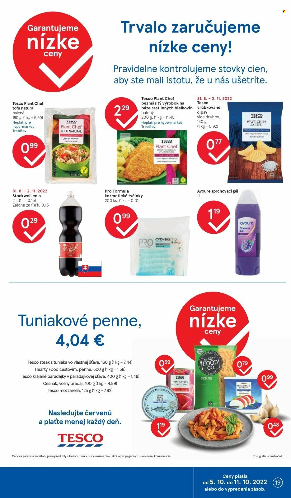 Leták TESCO - 5.10.2022 - 11.10.2022. Strana 19