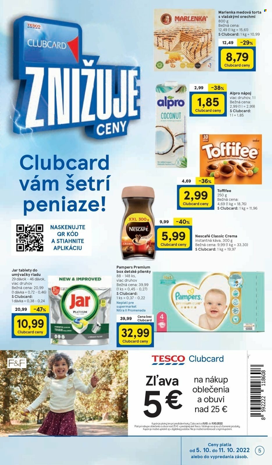Leták TESCO supermarket - 5.10.2022 - 11.10.2022. Strana 5