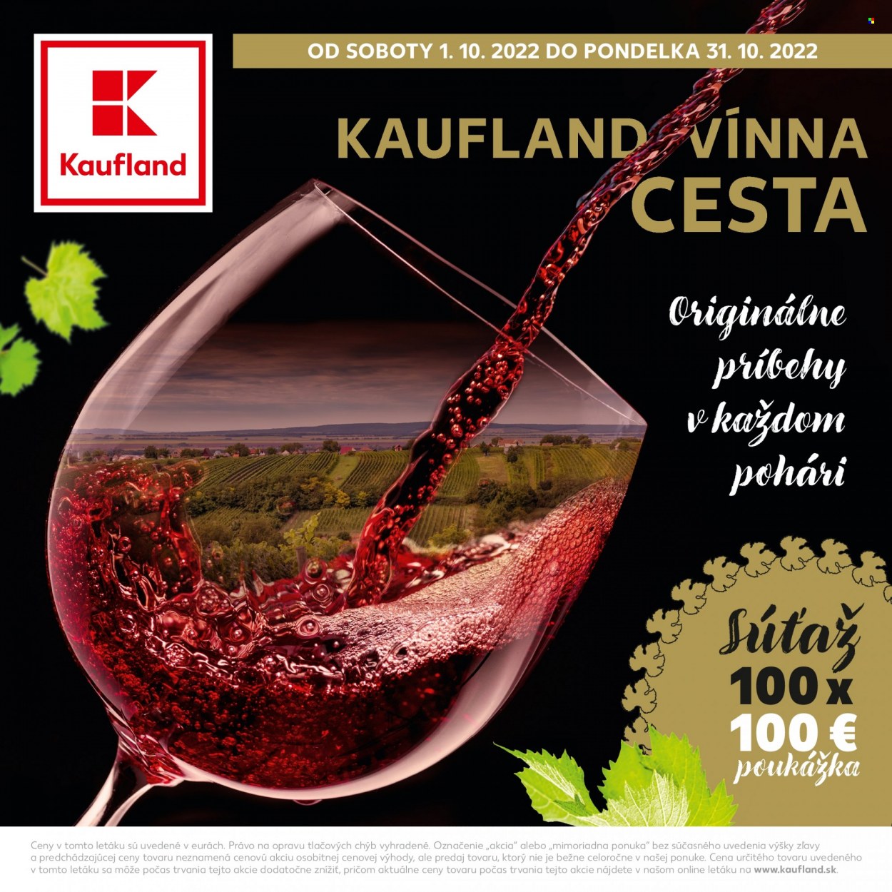 Leták Kaufland - 1.10.2022 - 31.10.2022. Strana 1