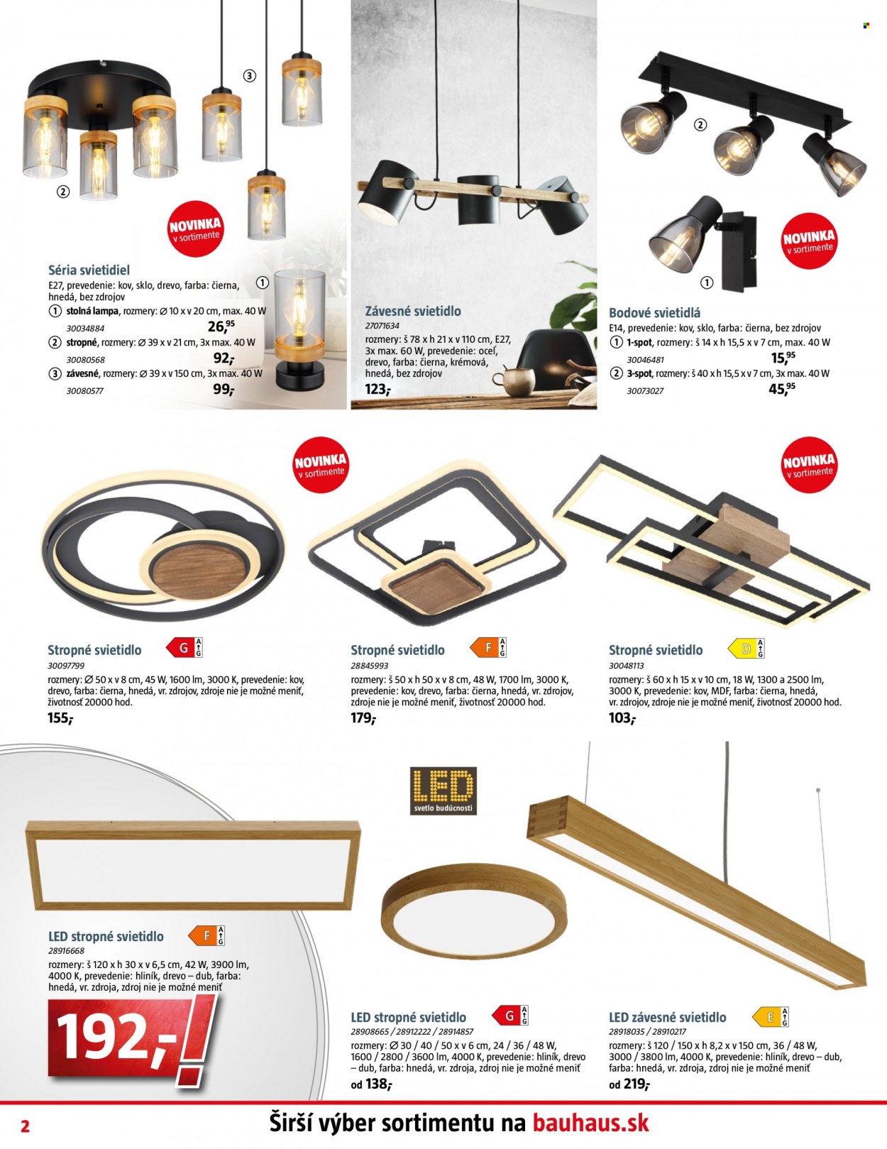 Leták Bauhaus - 3.10.2022 - 30.10.2022. Strana 2