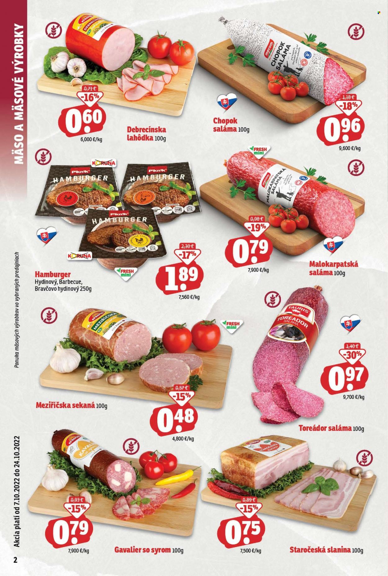 Leták FRESH - 7.10.2022 - 24.10.2022. Strana 2