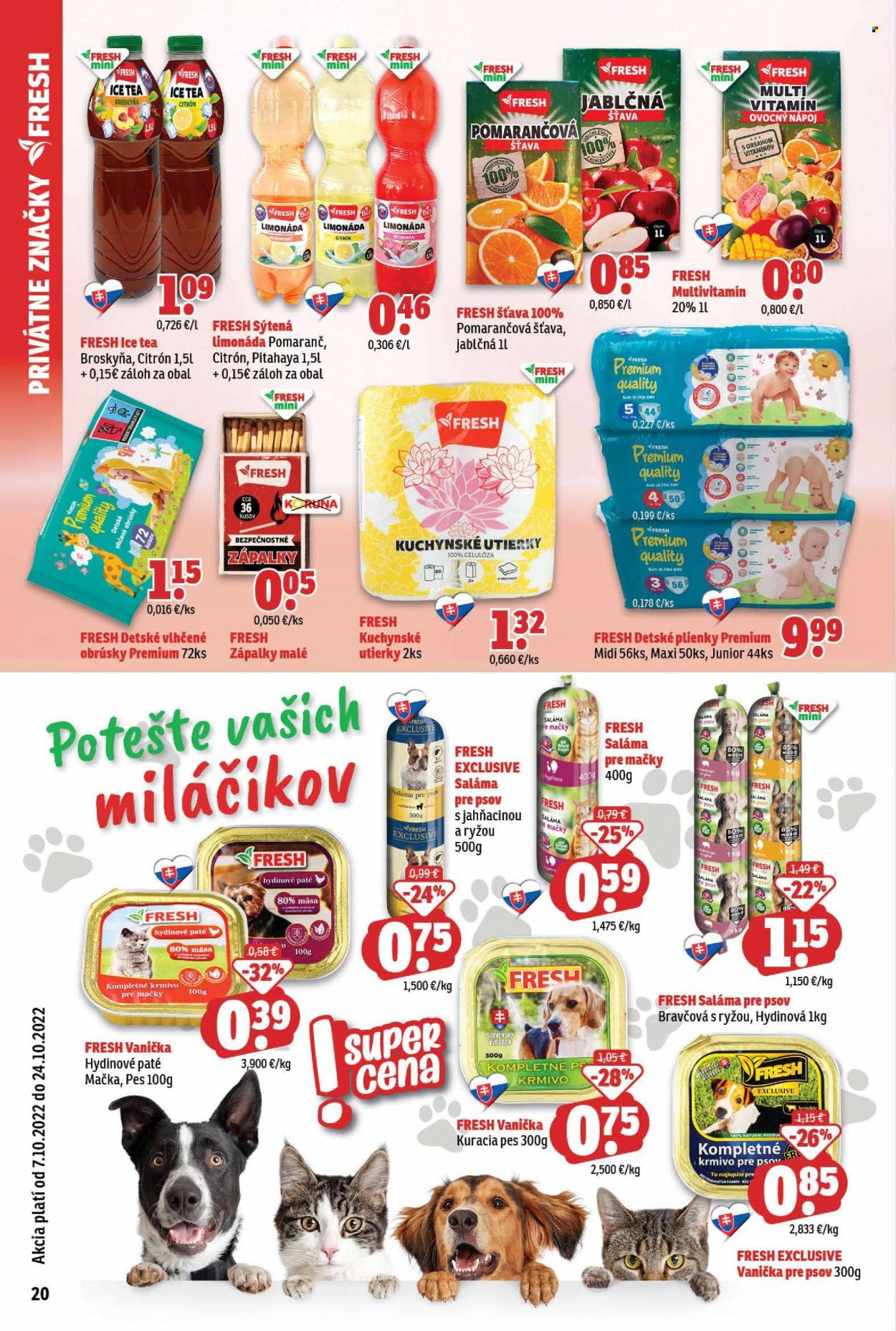 Leták FRESH - 7.10.2022 - 24.10.2022. Strana 20