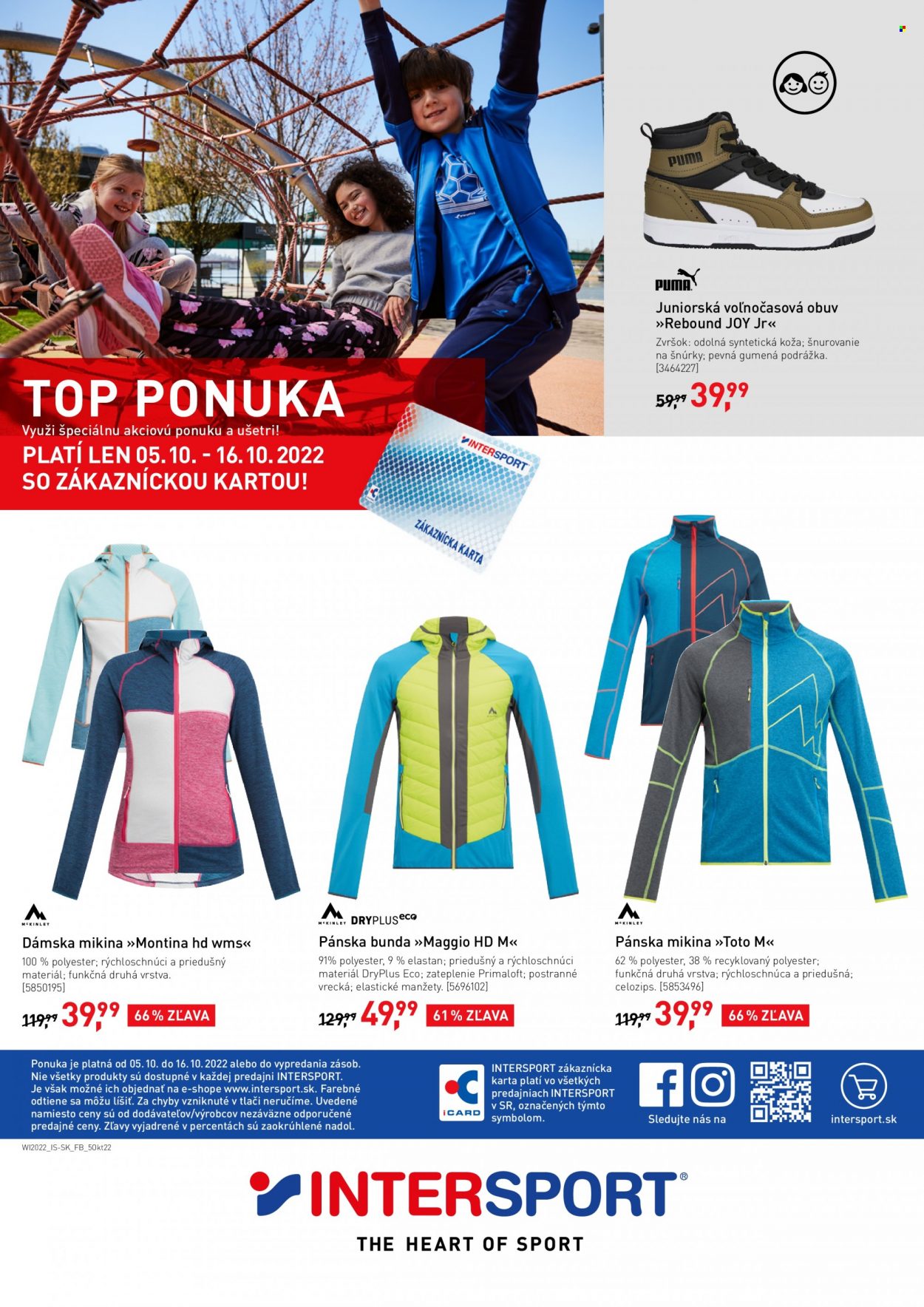 Leták Intersport - 5.10.2022 - 16.10.2022. Strana 12