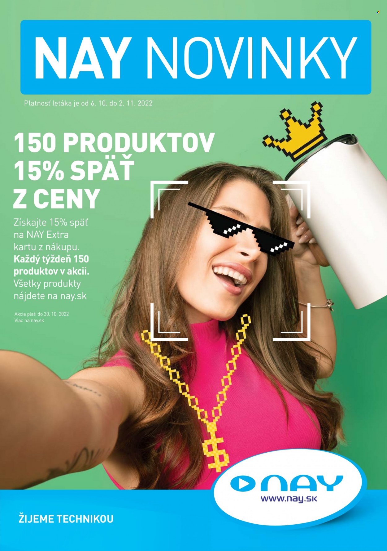 Leták NAY Elektrodom - 6.10.2022 - 2.11.2022. Strana 1
