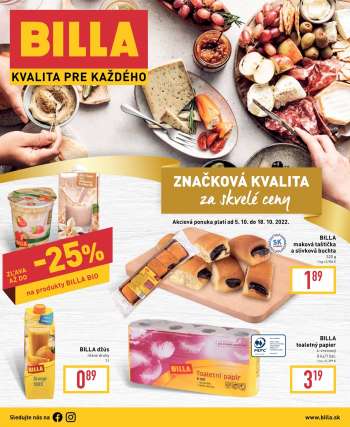 Leták Billa - 5.10.2022 - 18.10.2022.
