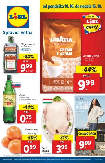 Leták Lidl - 10.10.2022 - 16.10.2022.