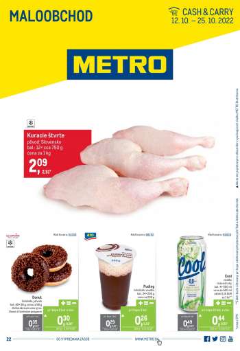 Leták Metro - 12.10.2022 - 25.10.2022.
