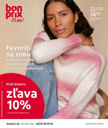 Leták Bonprix - 7.10.2022 - 4.4.2023.