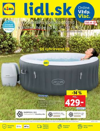 Leták Lidl - 10.10.2022 - 16.10.2022.
