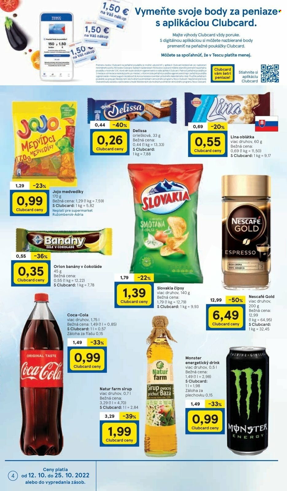 Leták TESCO supermarket - 12.10.2022 - 18.10.2022. Strana 4