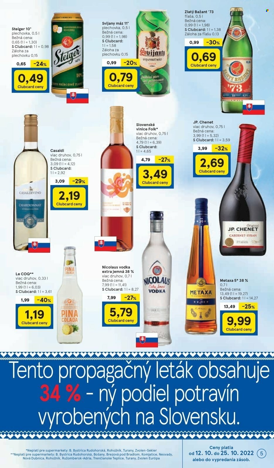 Leták TESCO supermarket - 12.10.2022 - 18.10.2022. Strana 5