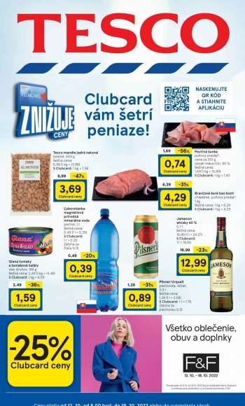 Leták TESCO - 12.10.2022 - 18.10.2022.