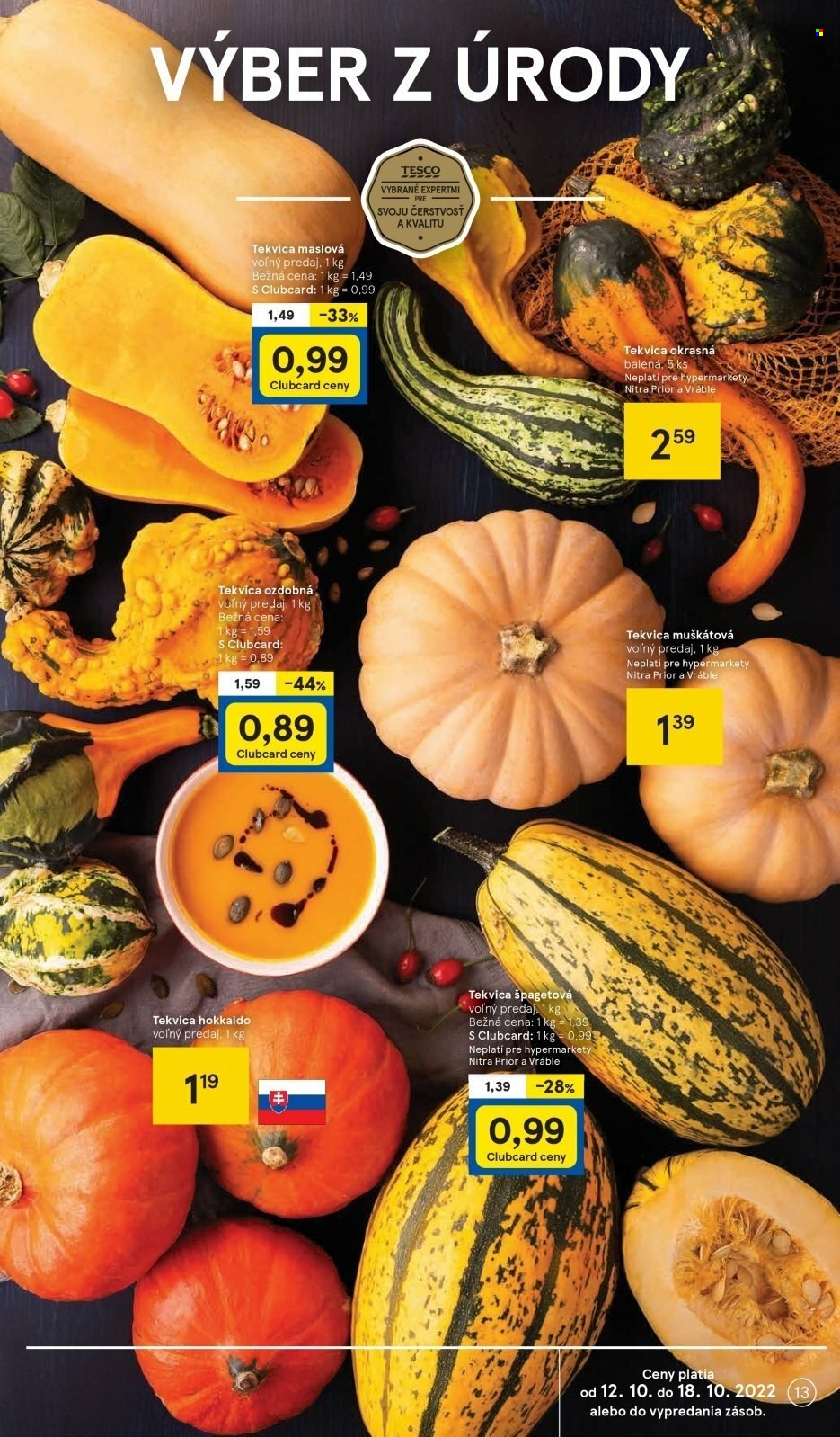 Leták TESCO - 12.10.2022 - 18.10.2022. Strana 13
