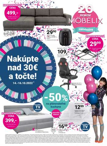 Leták Möbelix - 10.10.2022 - 23.10.2022.