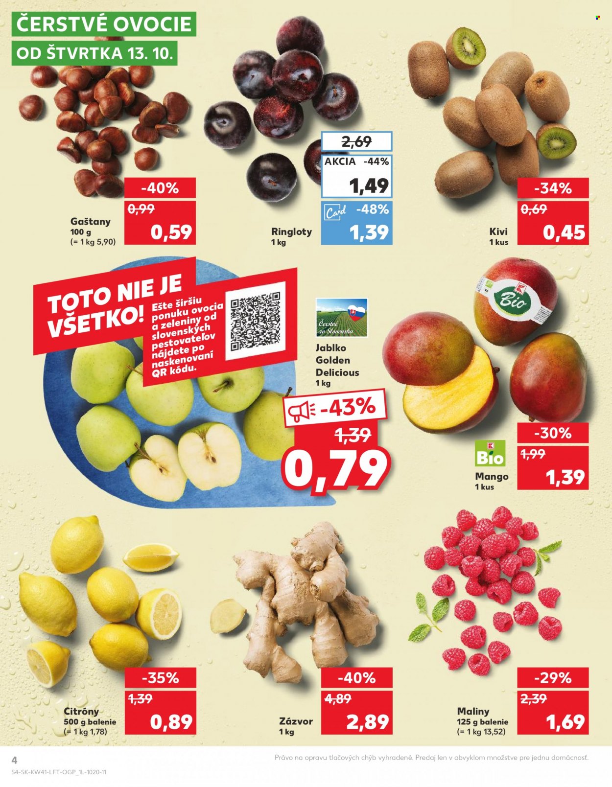 Leták Kaufland - 13.10.2022 - 19.10.2022. Strana 4