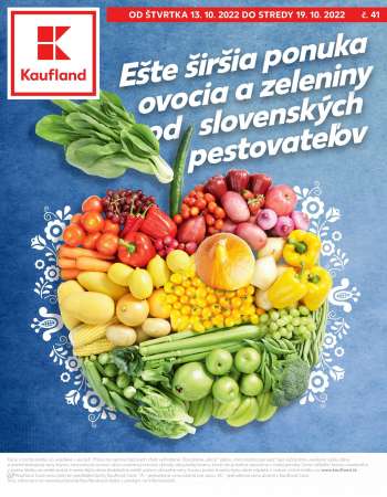 Leták Kaufland - 13.10.2022 - 19.10.2022.
