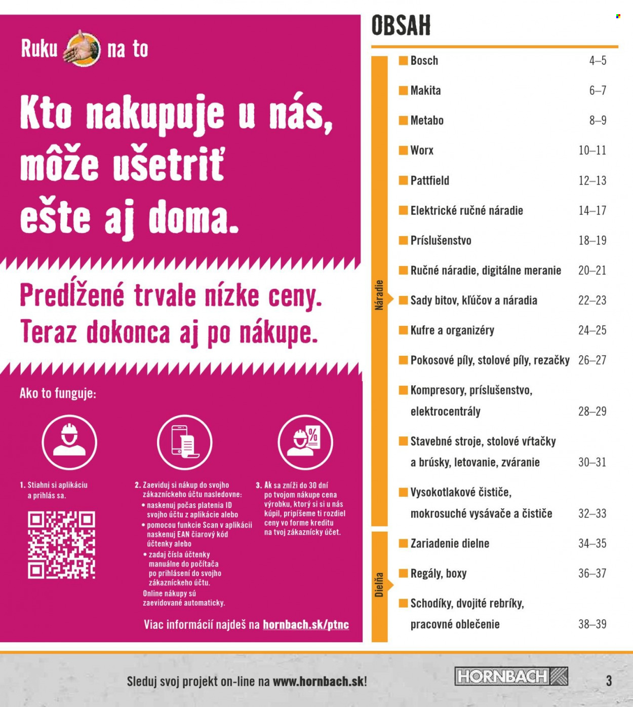 Leták Hornbach - 7.10.2022 - 7.11.2022. Strana 3