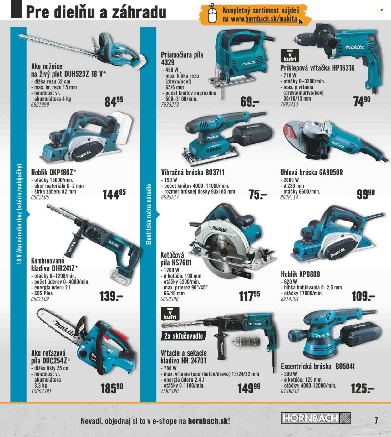 Leták Hornbach - 7.10.2022 - 7.11.2022. Strana 7