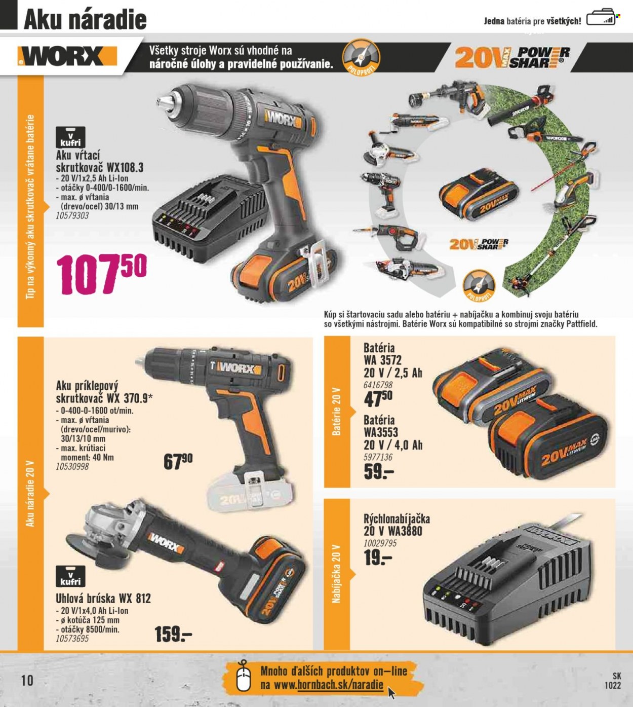 Leták Hornbach - 7.10.2022 - 7.11.2022. Strana 10