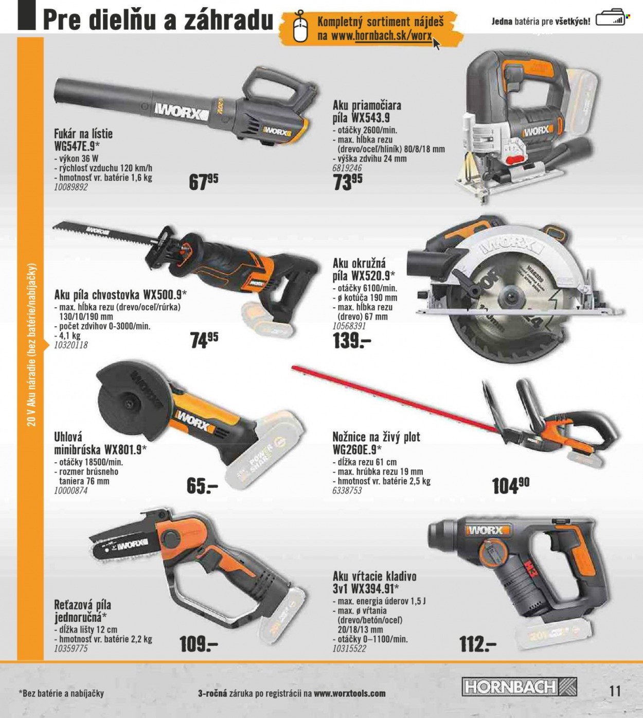 Leták Hornbach - 7.10.2022 - 7.11.2022. Strana 11