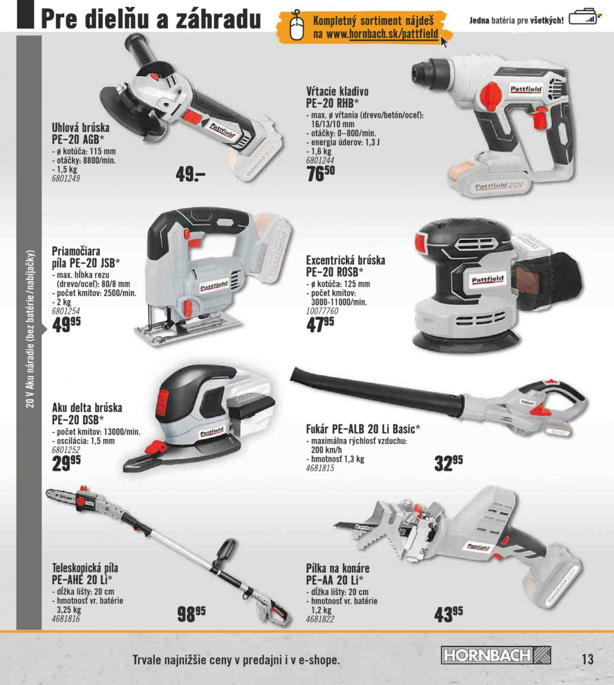 Leták Hornbach - 7.10.2022 - 7.11.2022. Strana 13