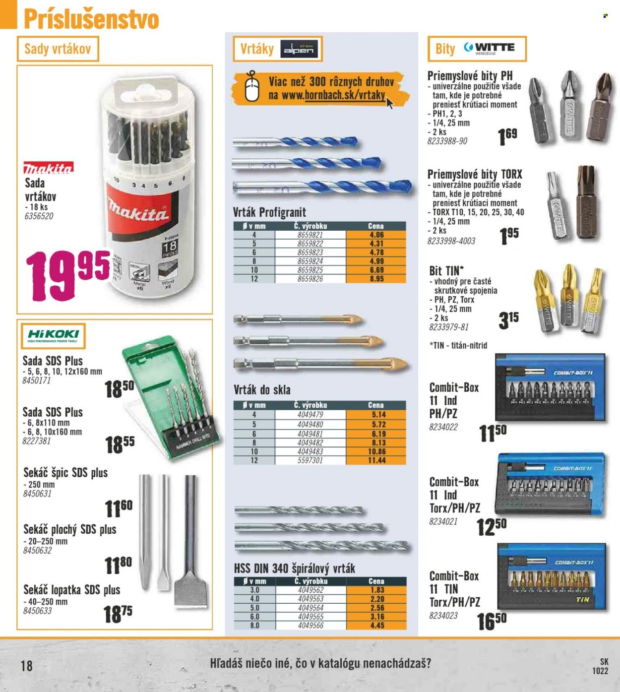 Leták Hornbach - 7.10.2022 - 7.11.2022. Strana 18