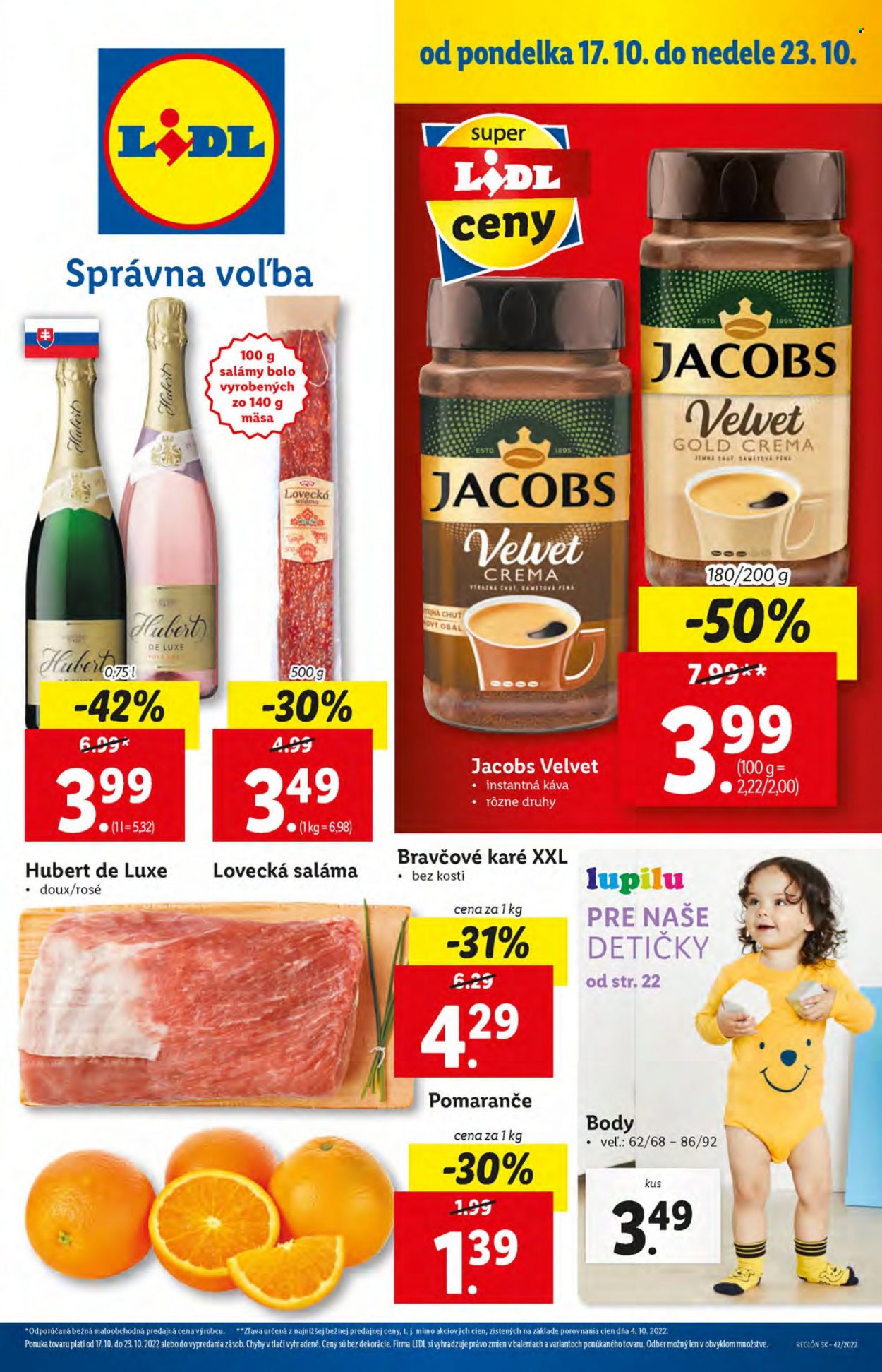 Leták Lidl - 17.10.2022 - 23.10.2022. Strana 1
