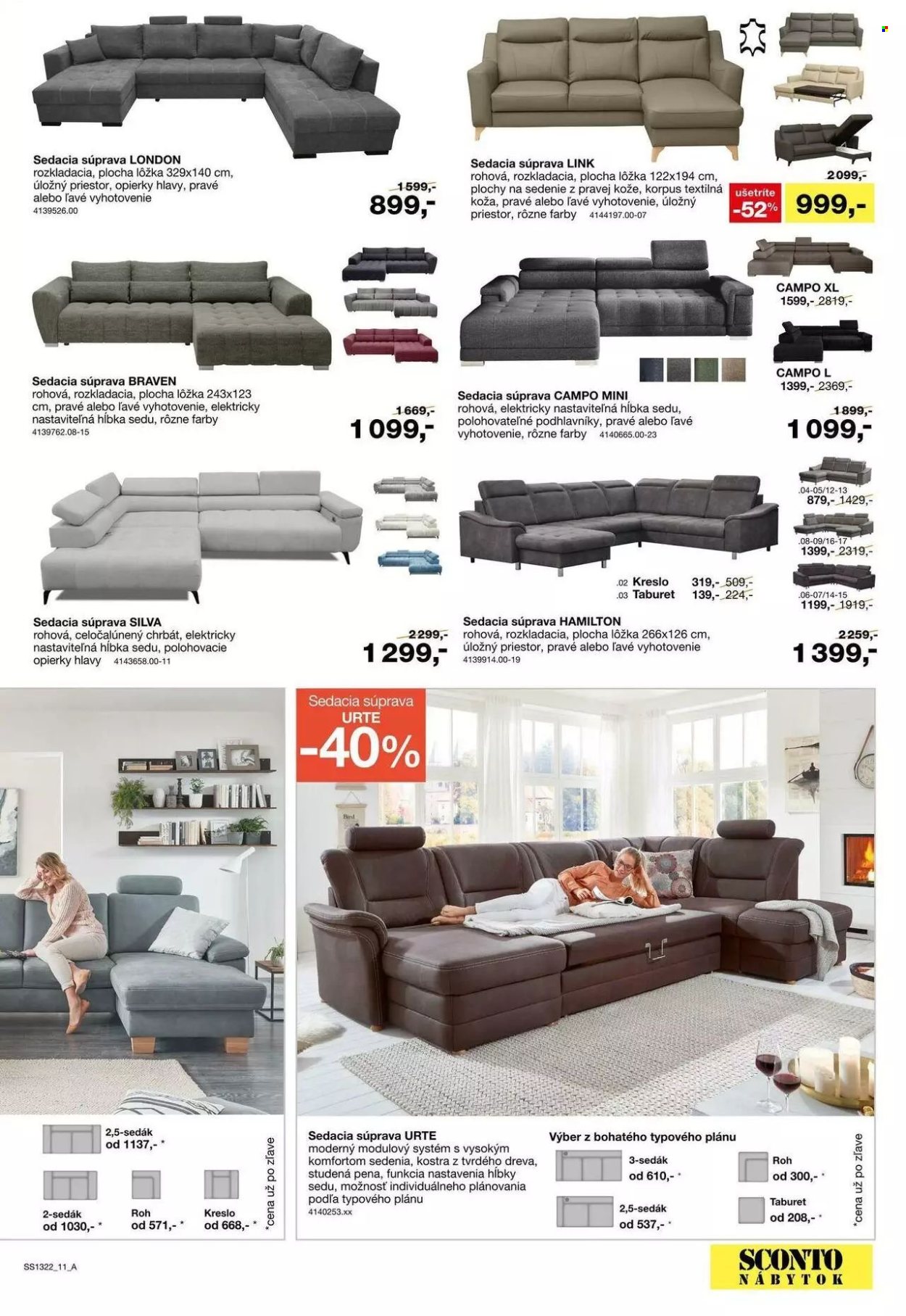 Leták Sconto nábytok - 14.10.2022 - 3.11.2022. Strana 11
