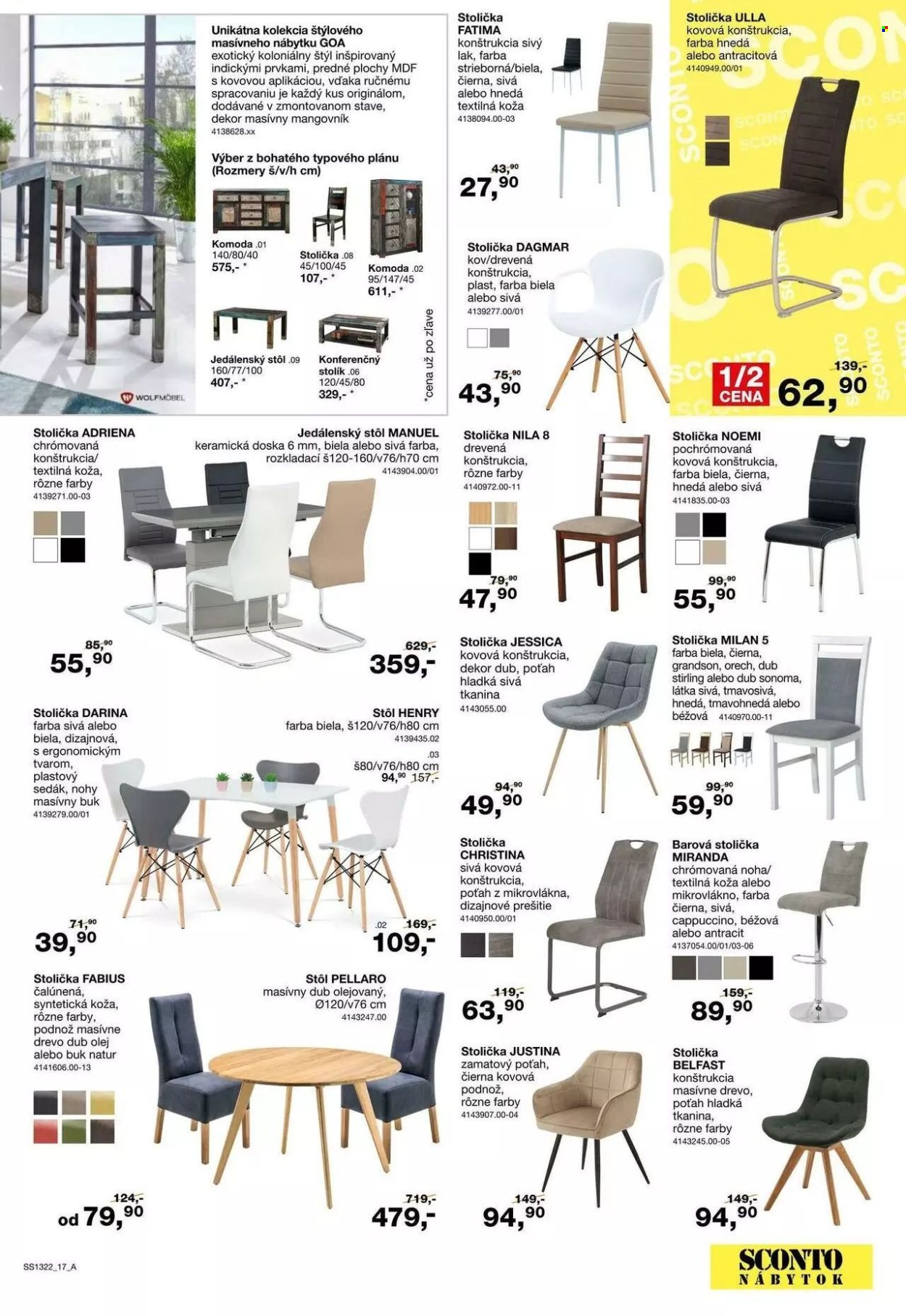 Leták Sconto nábytok - 14.10.2022 - 3.11.2022. Strana 17