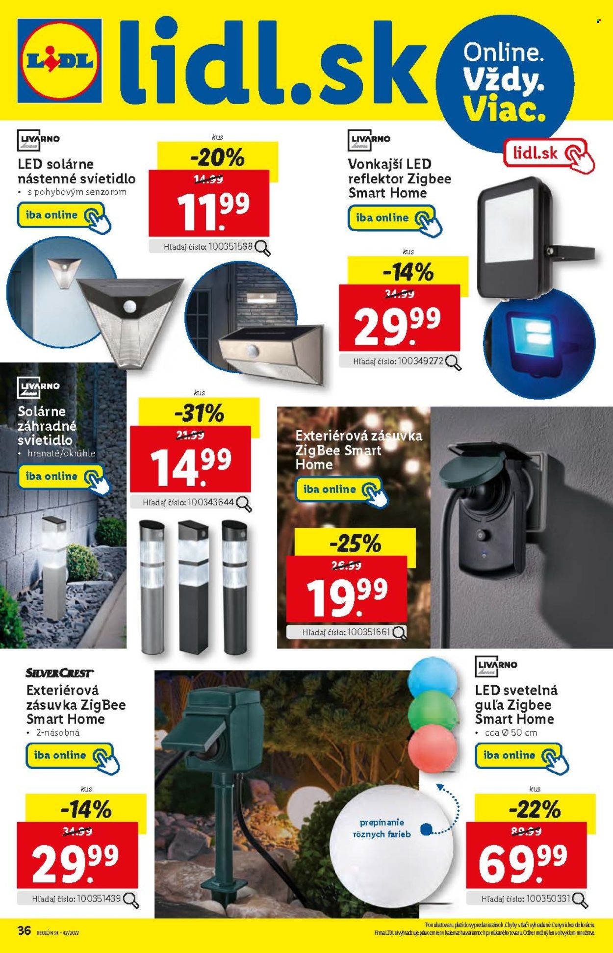 Leták Lidl - 20.10.2022 - 23.10.2022. Strana 36