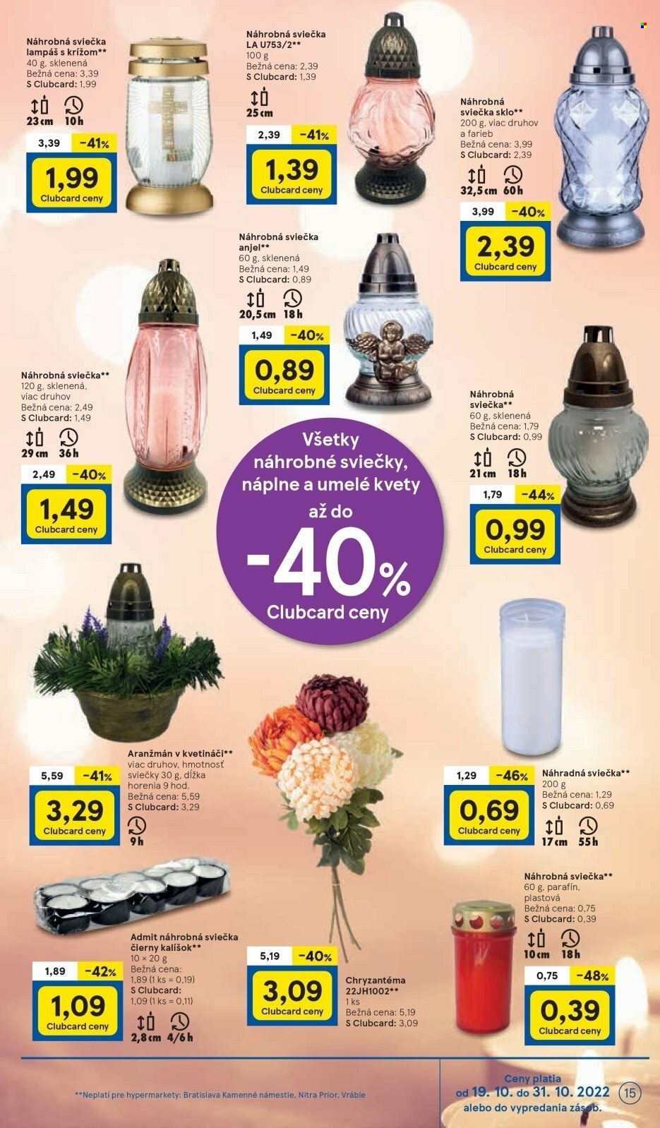 Leták TESCO - 19.10.2022 - 25.10.2022. Strana 15