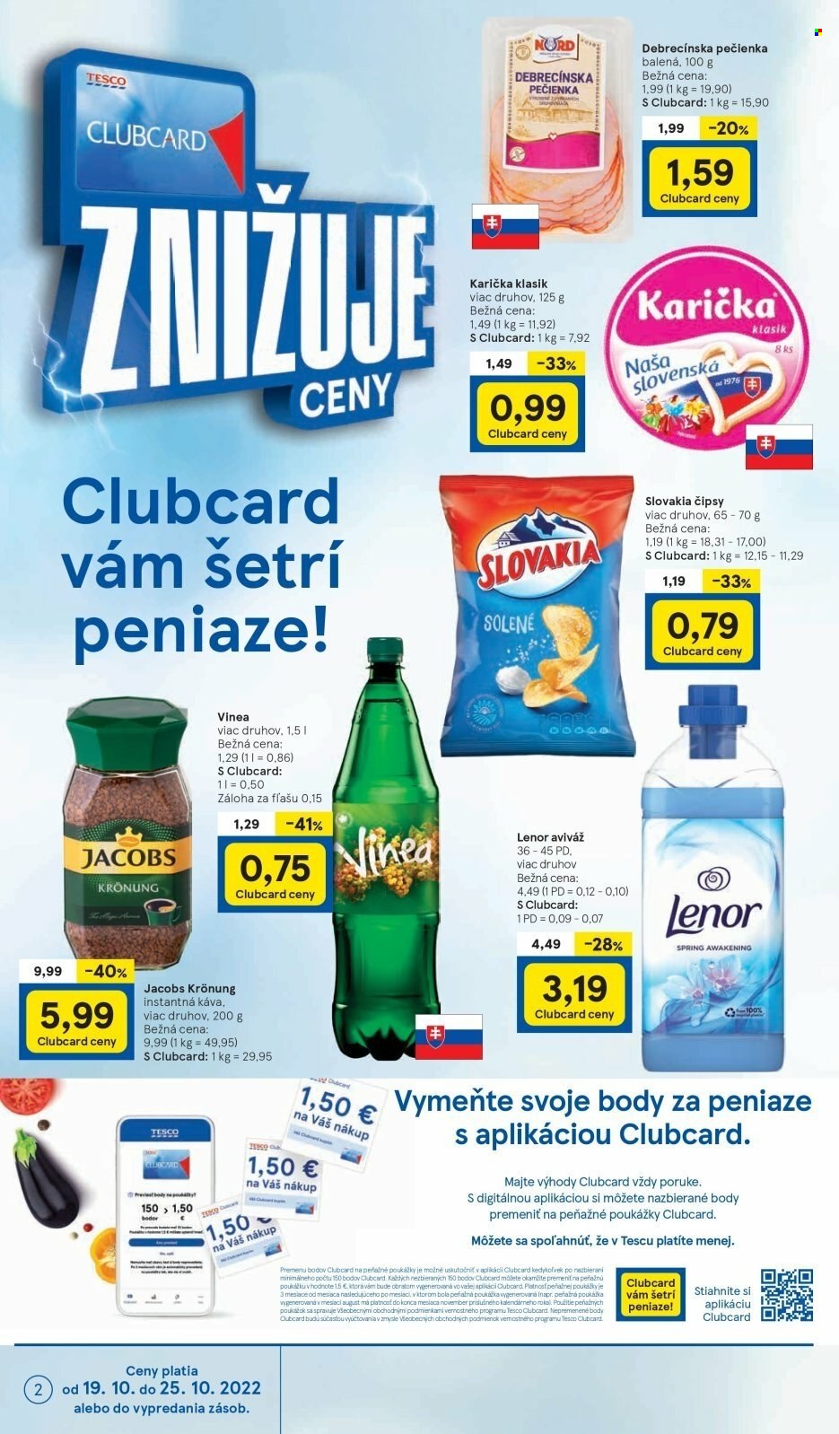 Leták TESCO supermarket - 19.10.2022 - 25.10.2022. Strana 2