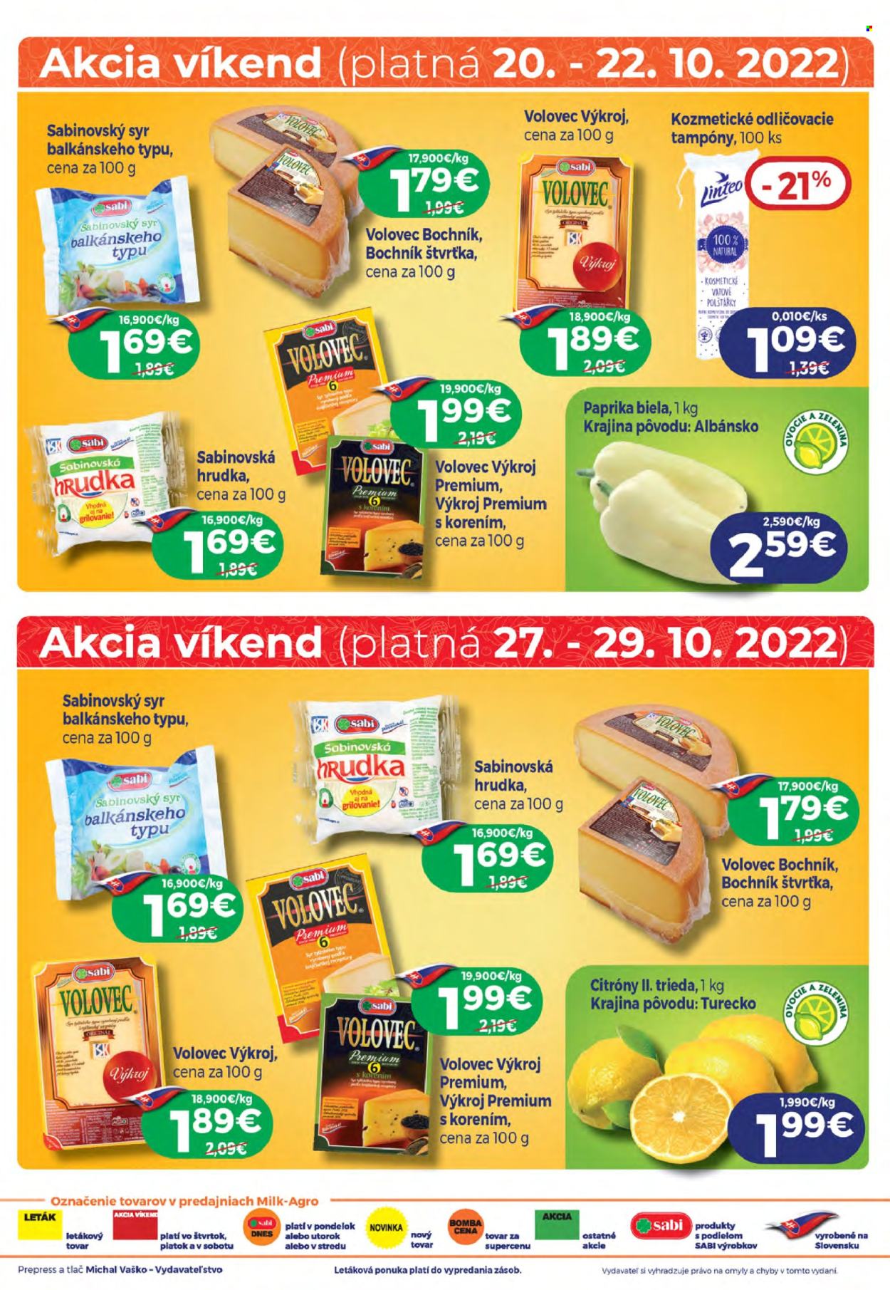 Leták Milk AGRO - 19.10.2022 - 31.10.2022. Strana 2
